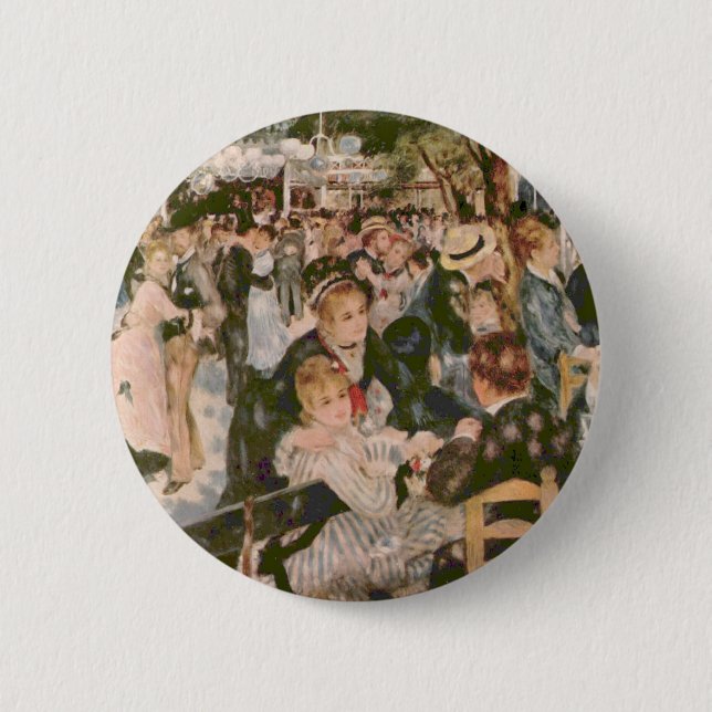 Renoir Painting 2 Inch Round Button (Front)