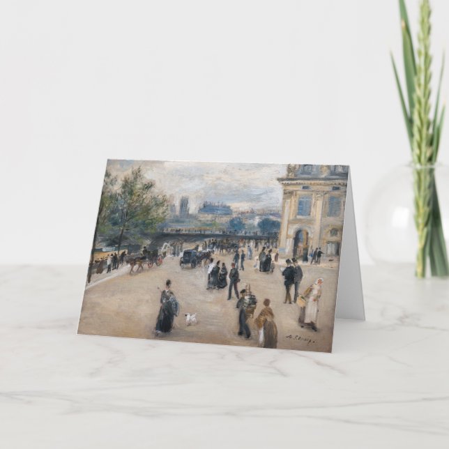 Renoir - Paris, Institut au Quai Malaquais Card (Front)
