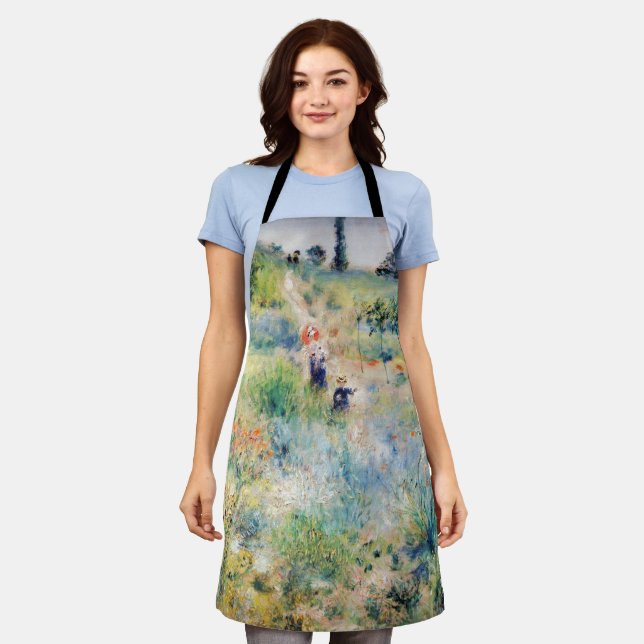 Renoir - Path Leading through Tall Grass Apron (Worn)