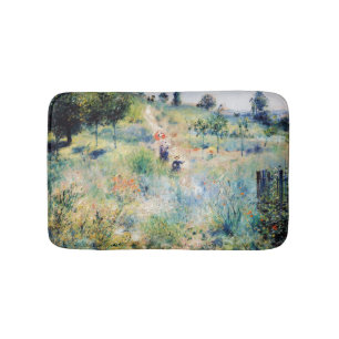 Renoir - Path Leading through Tall Grass Bath Mat