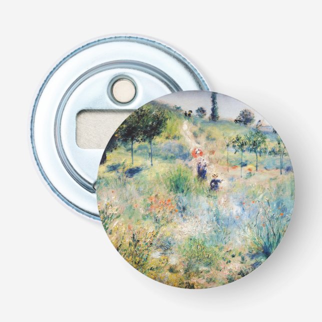Renoir - Path Leading through Tall Grass Bottle Opener (Front)