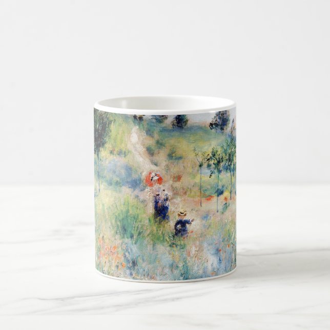 Renoir - Path Leading through Tall Grass Coffee Mug (Center)