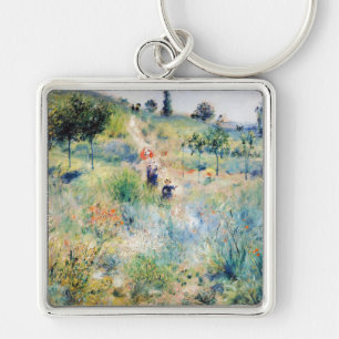 Renoir - Path Leading through Tall Grass Keychain