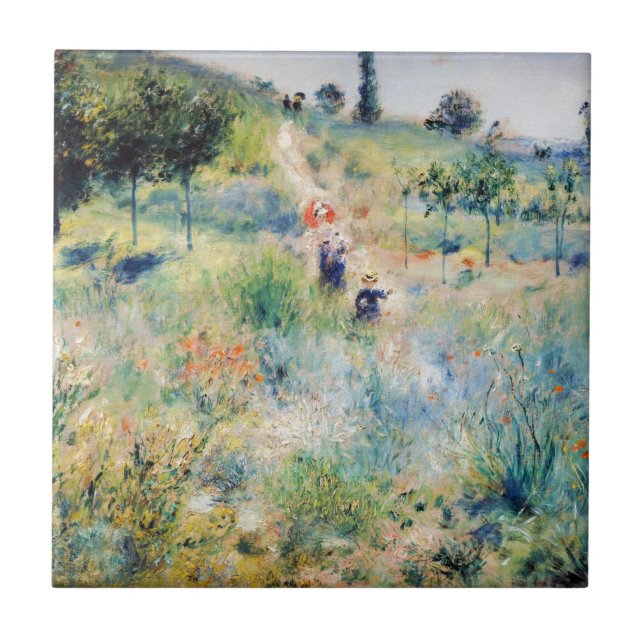 Renoir - Path Leading through Tall Grass Tile (Front)