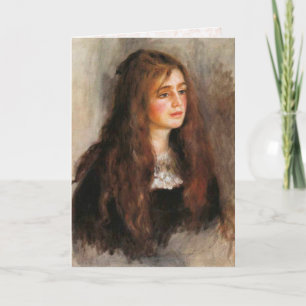 Renoir "Portrait of Julie Manet" Card