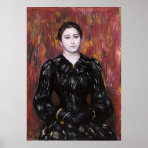 Renoir - Portrait Of Mme. Paulin Poster