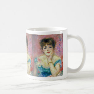 Renoir , “ Portrait of the Actress Jeanne Samary ” Coffee Mug