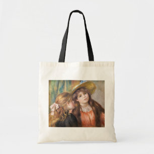 Renoir - Portrait of Two Little Girls Tote Bag