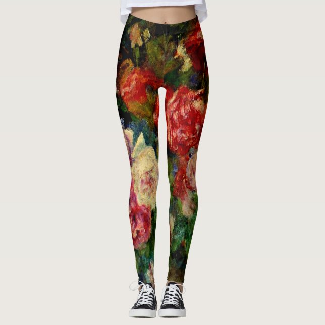 Renoir - Roses Leggings (Front)