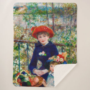Renoir’s Mother and Child Sherpa Blanket