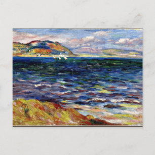 Renoir - Sea at Bordighera Postcard