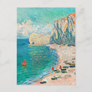 Renoir - The Beach and the Falaise d'Amont Postcard