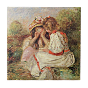 Renoir - Two Little Girls Tile