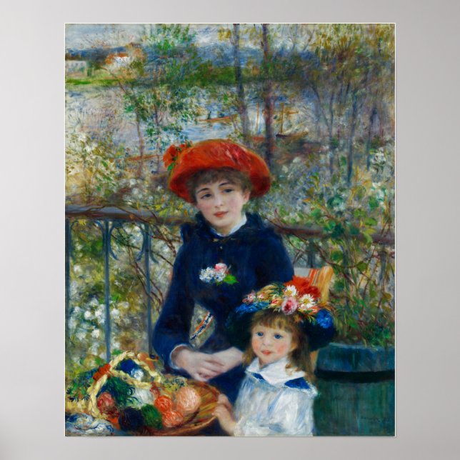 Renoir - Two Sisters (On The Terrace) Poster (Front)