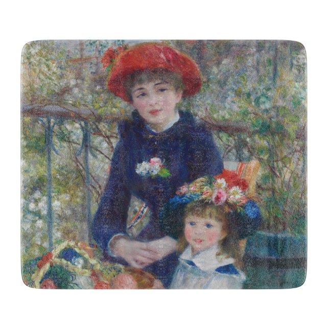 Renoir Two Sisters Terrace French Impressionism  Cutting Board (Front)