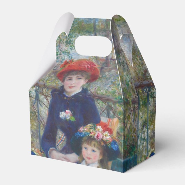 Renoir Two Sisters Terrace French Impressionism  Favor Box (Front Side)
