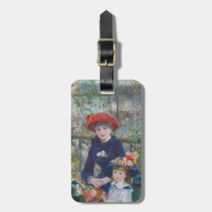 Renoir Two Sisters Terrace French Impressionism  Luggage Tag