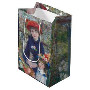 Renoir Two Sisters Terrace French Impressionism  Medium Gift Bag