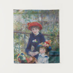 Renoir Two Sisters Terrace French Impressionism  Tapestry
