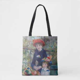 Renoir Two Sisters Terrace French Impressionism  Tote Bag