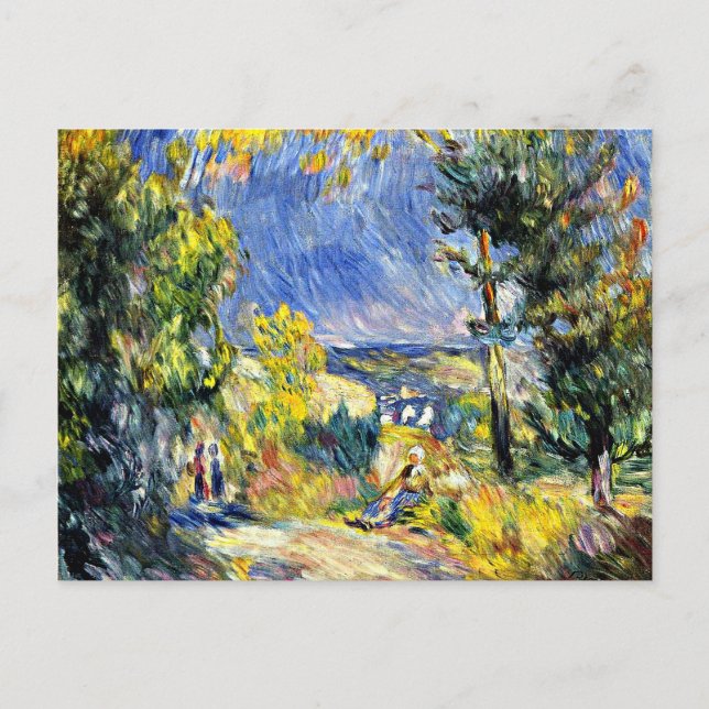 Renoir - View Close to Antibes Postcard (Front)