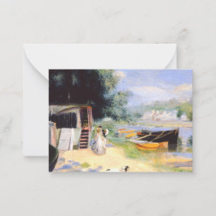 Renoir - View of Bougival, fine art painting Card