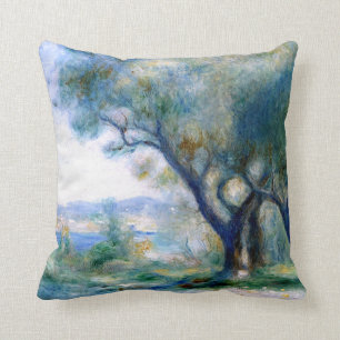 Renoir - View of Mourillon Throw Pillow