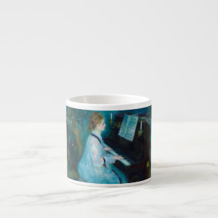 Renoir Woman at the Piano Vintage Impressionist  Espresso Cup