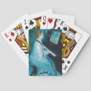 Renoir Woman at the Piano Vintage Impressionist Playing Cards