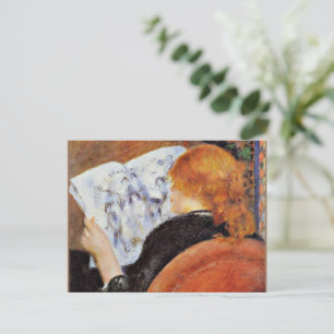 Renoir - Young Woman Reading... Postcard