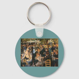 Renoir's Bal du de la Galette (1876) Keychain