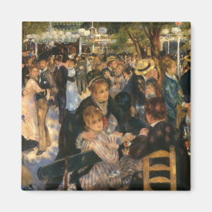 Renoir's Bal du   de la Galette (1876) Magnet