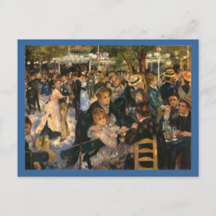 Renoir's Bal du   de la Galette (1876) Postcard