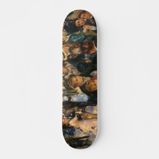 Renoir's Bal du   de la Galette (1876) Skateboard (Front)