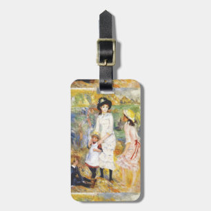 Renoir's Children on the Seashore Luggage Tag