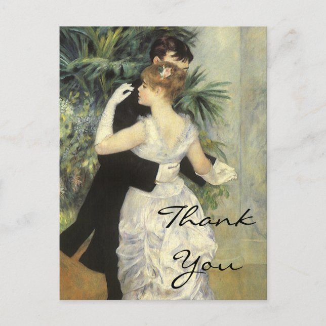 Renoir's City Dance Postcard (Front)