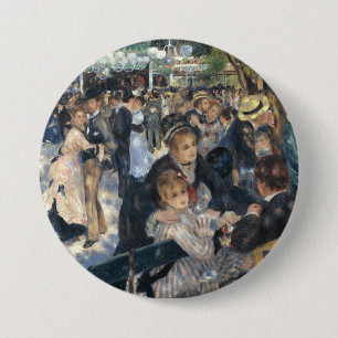 Renoir's Le Moulin de la Galette 3 Inch Round Button