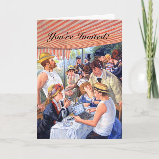 Renoir's Luncheon 2.0/ Invitation (Front)