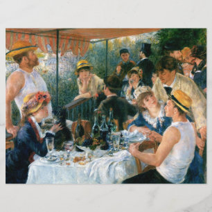 Renoir's Luncheon of the Boating Party (1881) Flyer