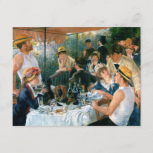 Renoir's Luncheon of the Boating Party (1881) Invitation