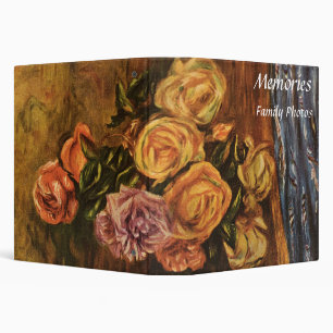 Renoir's Roses in Front of a Blue Curtain (1908) Binder