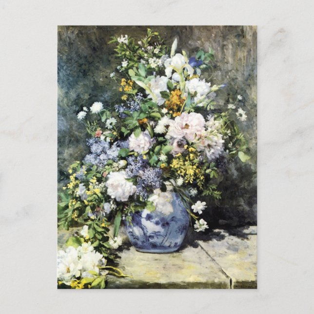Renoir's "Spring Bouquet" - Carte postale (Devant)