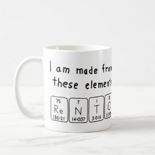 Renouveler la tasse de nom de table périodique