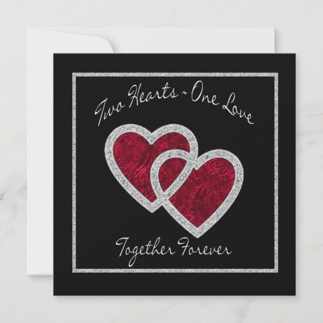 RENOUVELLEMENT DES VOWS MARIAGES - invitation - DE (Devant)