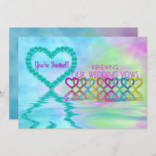 Renouvellement mariage de Vows Invitation - Roses/