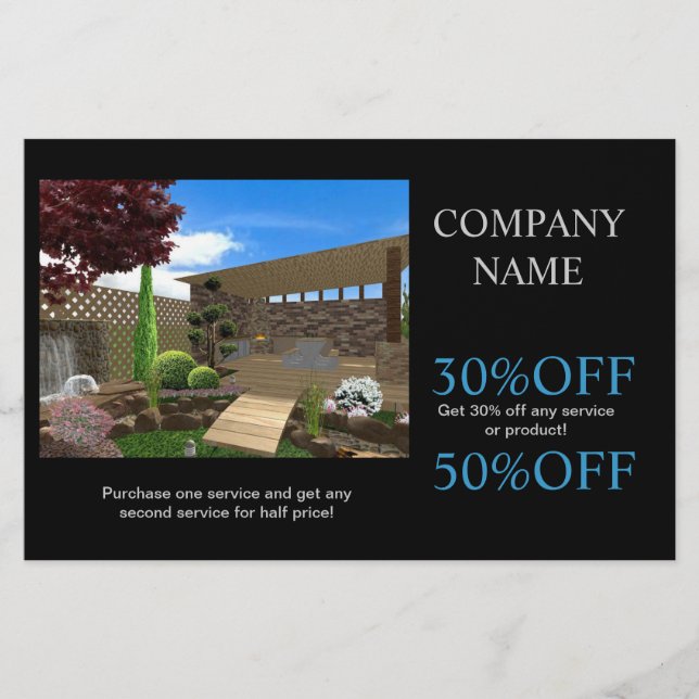Renovation Carpentry Construction landscaping Flyer (Front)