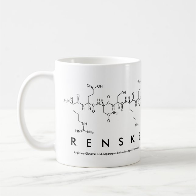 Renske peptide name mug (Left)