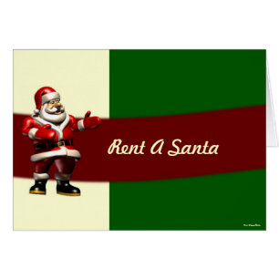 Rent A Santa Card