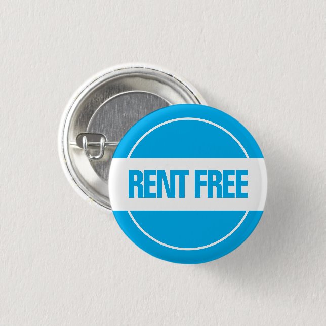 Rent Free Button (Front & Back)