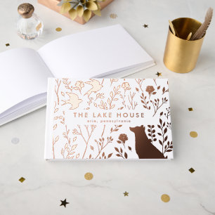 Rental Home Lake Cabin Welcome Guest Book